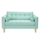 thumbnail image 1 of Sofa Retro 2c Felpa 05 Verde Agua, 1 of 6