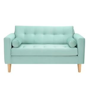 Bodevir - Sofa Retro 2C Felpa 05 Verde Agua