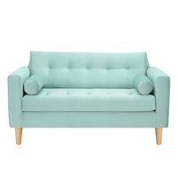 Bodevir - Sofa Retro 2C Felpa 05 Verde Agua
