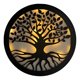 thumbnail image 1 of Cuadro Árbol De La Vida Luz Cálida Negro, 1 of 3