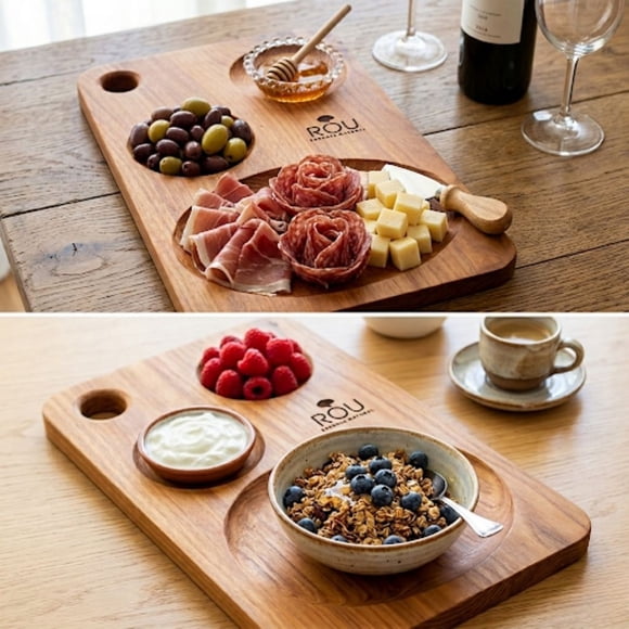 Tabla de cóctel en madera nativa