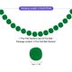 thumbnail image 2 of Uxcell 2Pcs Guirnalda de Bolas de Fieltro Verde Oscuro Pom Pom Guirnalda Bolas Colgantes 8.2 Pies de Largo 24 Bolas para Navidad, 2 of 6