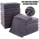 thumbnail image 4 of Juego de toallitas ultra suaves premium - 30 x 30 cm - Paquete de 24 - Secado rápido - Toallitas de baño de terciopelo coral altamente absorbentes - Úsalas como toallas de baño, spa, faciales y para l, 4 of 7