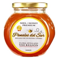 Frasco Miel De Abeja Viii Región Flora Avellano 500 G Panales Del Sur