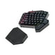 thumbnail image 2 of Teclado Mecanico Gamer Usb Rgb 1 Mano Negro Diti, 2 of 7