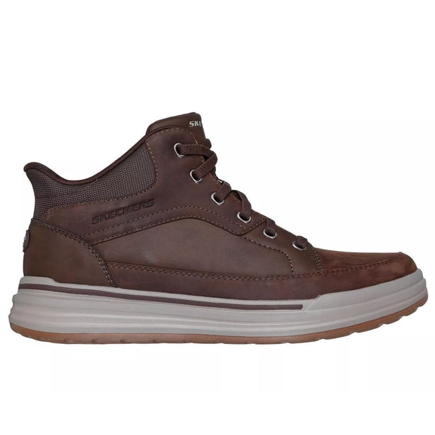 Zapatillas Hombre Skechers Slip-Ins Sterling Caña Alta Marrón 211233-BRN