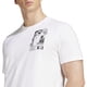 thumbnail image 4 of Camiseta blanca de hombre Messi Graphic de adidas talla grande, 4 of 5
