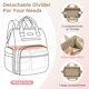 thumbnail image 4 of Mochila para Extractor de Leche Qualyphant Convertible en Bolsa de Pañales 31L, 4 of 9