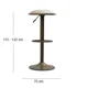 thumbnail image 5 of PAR  DE Piso Bar Beige Boston Collection  (2 UNIDADES), 5 of 5