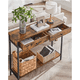 thumbnail image 3 of Mueble recibidor arrimo 2 cajonera Bristol, estilo industrial, 3 of 3