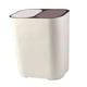 thumbnail image 3 of Separación Seca Y Húmeda Cubo De Basura Cubo De Almacenamiento De Basura Para Garaje, Dormitorio Blanco, 3 of 5