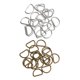 thumbnail image 2 of 200pcs Aleación DIY D Anillos Dee Anillos para Artesanías Correas Fleje 15x10x2mm, 2 of 5