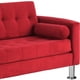 thumbnail image 3 of Sofa Retro 3 Cuerpos Felpa 12 Rojo, 3 of 5