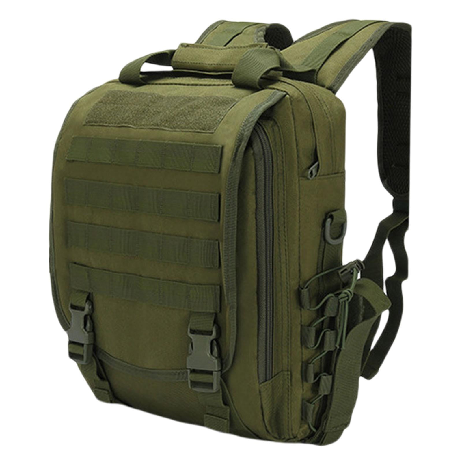 Ioensy - Mochila Impermeable Mochila Molle 10l Escalada Bolsa De Viaje Verde Militar