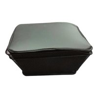 Ioensy - Cesta Trasera Para Bicicleta De Metal Resistente A Prueba De Herrumbre, Cesta Para Marco De Bicicleta, Estante De Carga Para Bicicleta