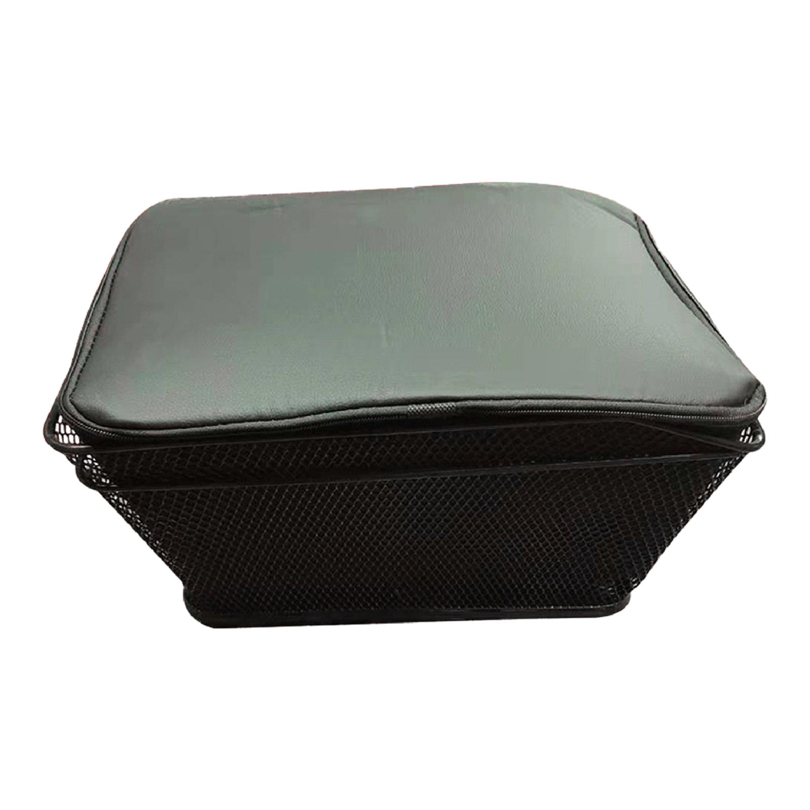 Ioensy - Cesta Trasera Para Bicicleta De Metal Resistente A Prueba De Herrumbre, Cesta Para Marco De Bicicleta, Estante De Carga Para Bicicleta