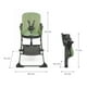 thumbnail image 2 of Silla de comer FOLDEE green, 2 of 3