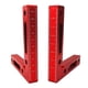 thumbnail image 5 of 2 Uds Caja De Cuadrados De Posicionamiento De 90 Grados Clip De Fijación De ángulo Recto DIY De Carpintero Rojo, 5 of 5