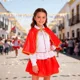 thumbnail image 1 of Traje Tirana Diablada Niñas con Capa Baile Fiestas Patrias, 1 of 4