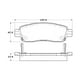 thumbnail image 2 of Pastillas Freno para auto Buick Rainier 2004-2007 Delantero, 2 of 4