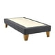 thumbnail image 2 of Base Elegante Cama Europea 1.5 Plaza 105x200 Cm Gris Lino, 2 of 3