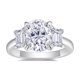 thumbnail image 1 of Anillos de Compromiso de Moissanita de 3 Quilates Color D VVS1 Anillos de Diamante para Mujer Anillo de Promesa de Aniversario y Boda de Plata Esterlina 925 Talla 5-9, 1 of 7