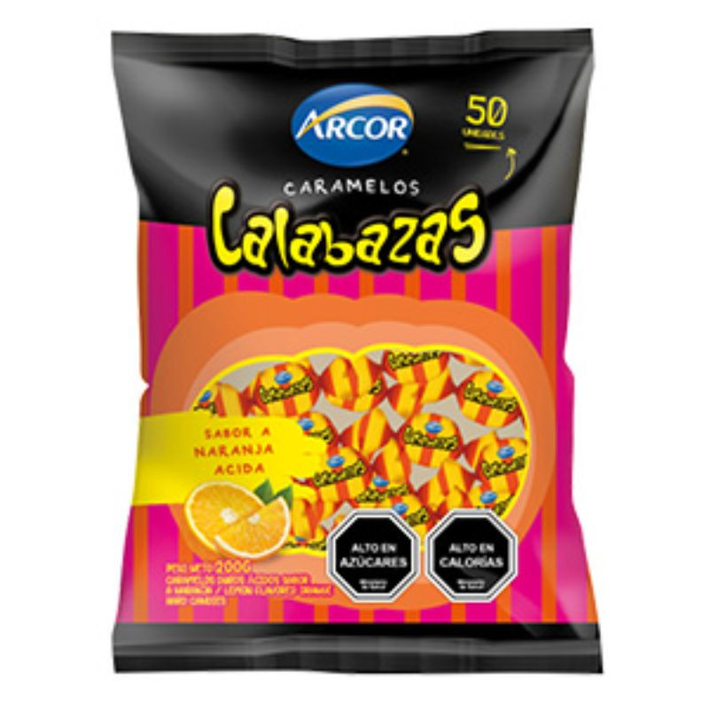 Caramelo Calabaza 200 g Arcor