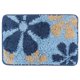 thumbnail image 1 of REGALWOVEN Alfombra de Baño Floral Lavable para Baño Azul 20" x 32", 1 of 6