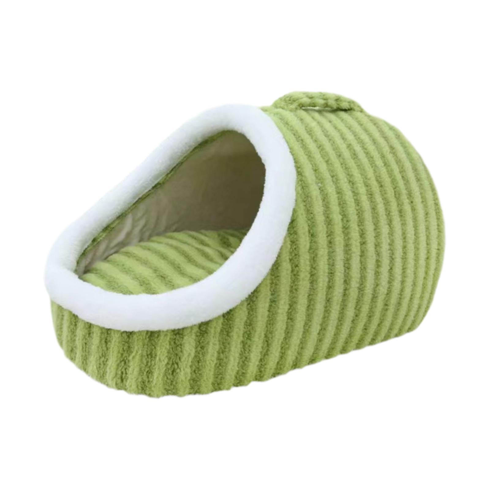 Ioensy - Caseta Para Perros Portátil, Cómoda Y Suave Cama Tipo Perrera Para Exteriores, Suelo Para Gatitos, Color Verde