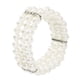 thumbnail image 1 of Ofertas Únicas Joyería para Damas Brazalete de Muñeca con Cuentas de Perlas de Imitación de 3 Filas Gris Blanco, 1 of 7