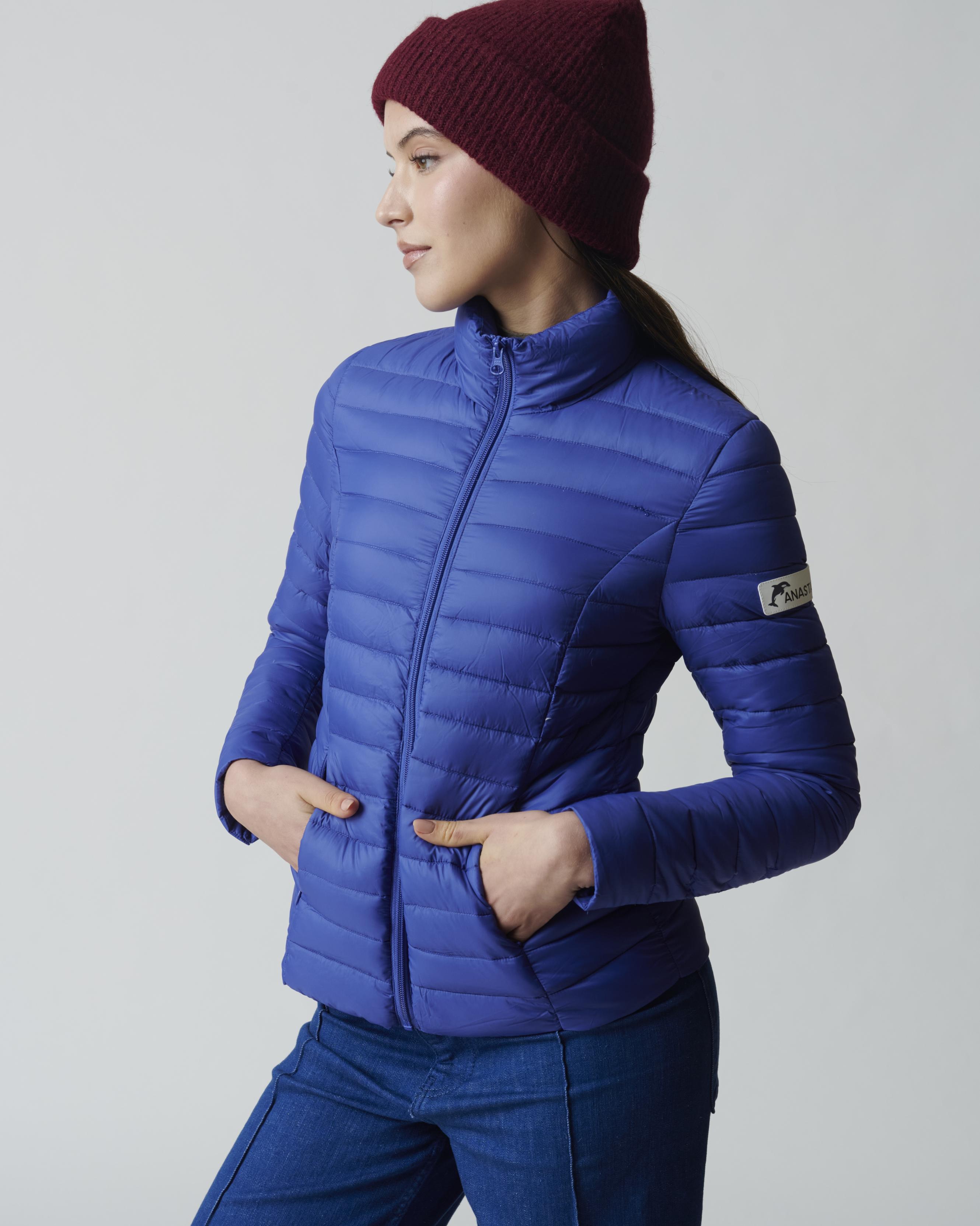 Anastaze - Parka Pluma Color Azul Xs