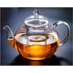 thumbnail image 1 of Tetera de vidrio transparente de 600 ml (20,3 oz) apta para estufa, con infusor extraíble, hojas sueltas y té floreciente., 1 of 6