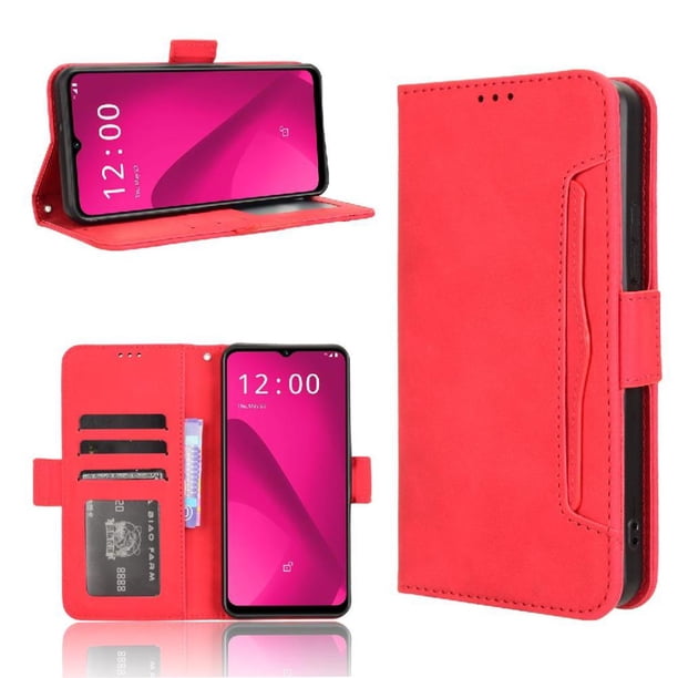 Funda Tipo Billetera FOXDOCK para T-Mobile T Phone 2 5G – Tapa Flip con Tarjetero