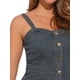 thumbnail image 5 of INSPIRE CHIC Vestidos de Mezclilla para Mujeres Regreso a Clases Abotonado Sin Mangas Cuello Corazón Midi Vestidos de Jean Azul Vintage L, 5 of 6