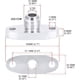 thumbnail image 3 of Kit adaptador de junta de brida, entrada de alimentación de aceite de turbo con brida y junta, kit adaptador 4-AN, AN4 con limitador y pernos integrados, compatible con turbos con cojinetes de bolas T, 3 of 6