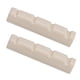 thumbnail image 2 of 2 piezas de tuercas ranuradas para 4 cuerdas partes de repuesto de guitarra bajo Beige Color, 2 of 3