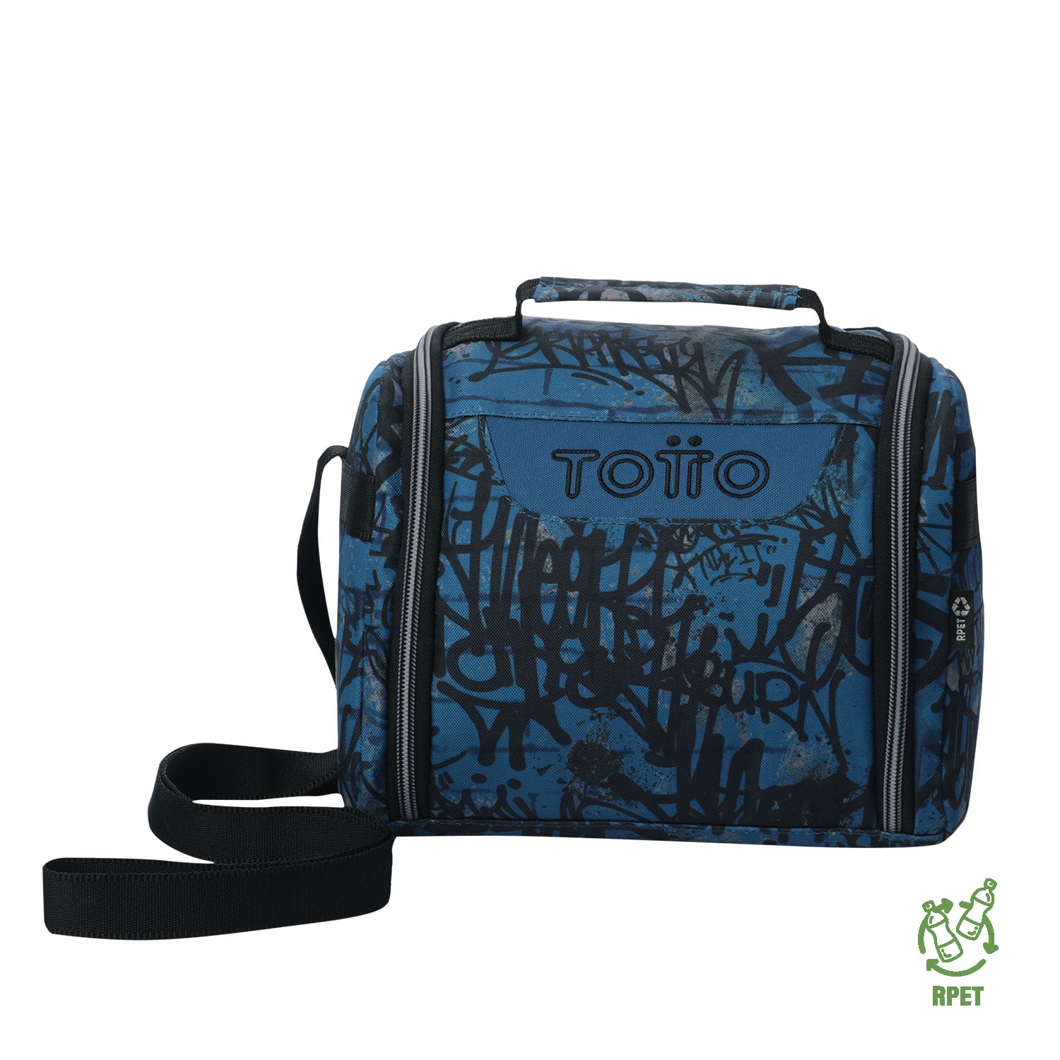 Lonchera Térmica Escolar Para Niño Resaltador Azul Totto