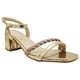 thumbnail image 2 of SANDALIAS DE FIESTA HUALUNAOTE CHAMPAGNE | T2110 - Talla 40, 2 of 5