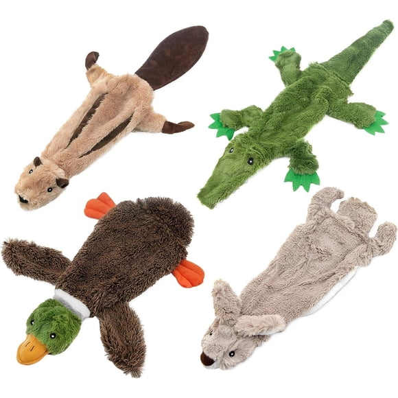 Juguete Para Perros 2 En 1 Stuffless Squeaky Para Mascotas