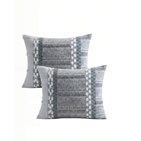 Genérico - Set De 2 Fundas De Cojin 45Cmx45Cm Empalme Rombo 5