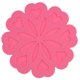 thumbnail image 2 of Flor en forma de silicona Bebida Coaster Pad Tableta de mesa protectora Accesorio Rosa Roja, 2 of 5