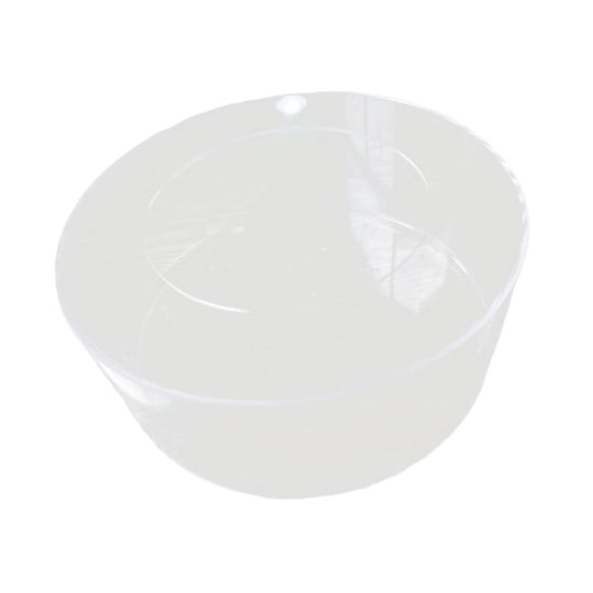 Magideal - Cilíndrico Acrílico Enriquecedor, Redondo, Corazón Decorativo, Accesorios Decorativos, Soportes Decorativos, Pastel, Exhibición De Pastel Para Fiesta, 25cm