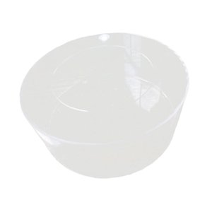 Magideal - Cilíndrico Acrílico Enriquecedor, Redondo, Corazón Decorativo, Accesorios Decorativos, Soportes Decorativos, Pastel, Exhibición De Pastel Para Fiesta, 25Cm