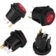 thumbnail image 5 of Interruptor basculante Keenso de 12/24 V, 3 pines, LED rojo, impermeable para coche, 5 of 9