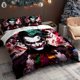 thumbnail image 1 of The [Warner Bros Collaboration] Duvet Cover Set Features a Classic Joker Image Against a Gotham Villain Playing Card Background This Innovative Cartoon Duvet Co, 1 of 1