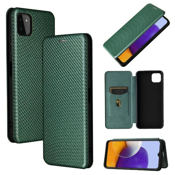 Funda Flip para FOXDOCK Samsung Galaxy A22 5G - Funda magnética de negocios, funda protectora delgada