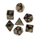 thumbnail image 2 of 7 Dados Poliédricos De 16 Mm Para Juegos De Mesa Dungeons And Dragons DND, Color Negro, 2 of 3