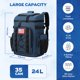 thumbnail image 4 of Mochila Cooler Maelstrom Soft, ligera, a prueba de fugas, 24 litros, azul, 4 of 8