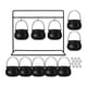 thumbnail image 2 of Cuencos Para Dulces De Halloween, Accesorios De Escena Con Estante De Hierro, Cuencos Para Servir De Brujas Negras, 9 Cuencos, 2 of 5
