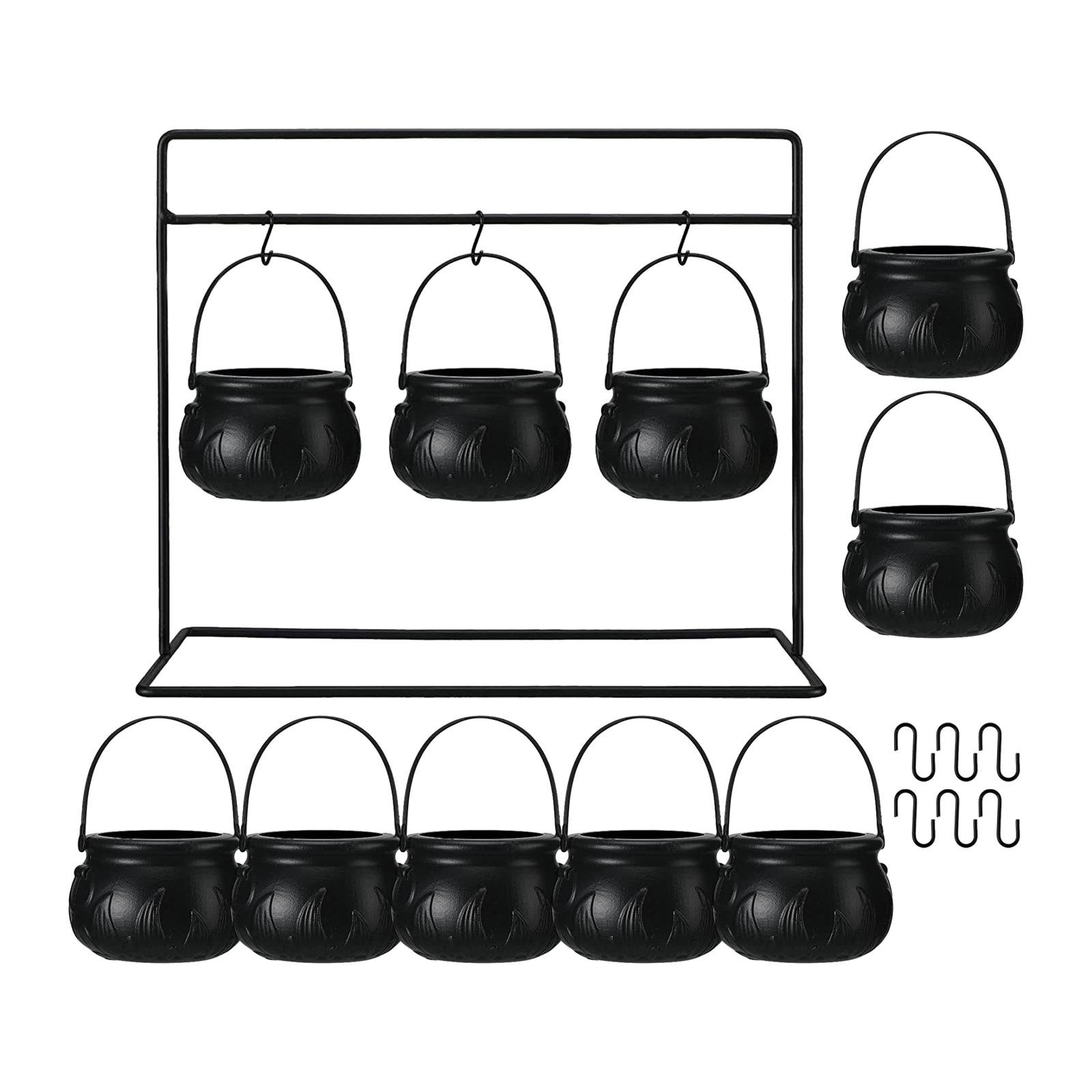 Magideal - Cuencos Para Dulces De Halloween, Cubo Para Dulces Con Soporte, Accesorios Para Escenario, Mini Dulces Para Decoración De Mesa Para Trucos O Golosinas 9 Tazones